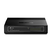 Коммутатор TP-LINK TL-SF1016D  Настольный коммутатор с 16 портами 10/100 Мбит/с