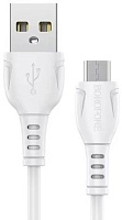 Кабель Borofone BX51 micro-USB - USB, 1м, Белый