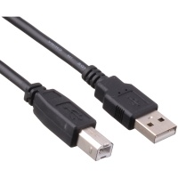 Кабель USB 2.0 Type-A - USB 2.0 Type-B ExeGate (EX-CC-USB2-AMBM-3.0), длина - 3.0 метра, черный Чёрный