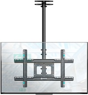 Потолочный кронштейн для ТВ ONKRON N1L чёрный, для 32"-80", наклон 15°, поворот 60°, нагрузка до 68,2 кг, расстояние до потолка 717-1584 мм