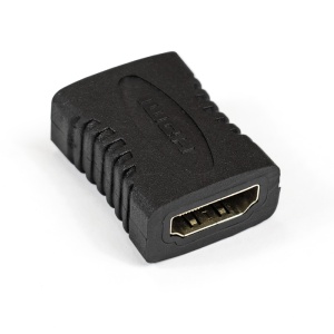 Переходник HDMI - HDMI ExeGate (EX-HDMI-FFC), розетка - розетка, позолоченные контакты переходник vcom hdmi 19f to dvi d 25m позолоченные контакты