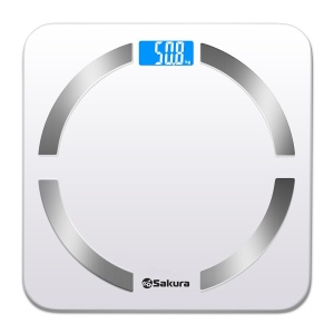 весы электронные напольные sakura sa 5065f 180 кг Весы электронные напольные Sakura SA-5056W (180 кг / диагностика)