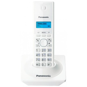 Телефон Panasonic KX-TG1711RUW белый радиотелефон panasonic kx tg1711ruw