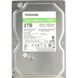 Жесткий диск 2000Gb Toshiba 128Mb SATA HDWT720UZSVA/HDKPB04Z0A01 SURVEILLANCE для систем наблюдения жесткий диск 1000gb toshiba 64mb sata s300 hdwv110uzsva hdkpj42zra02 5700 surveillance для систем наблюдения