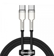Кабель Baseus Cafule Series Type-C - Type-C, 1м, (100W), Черный