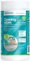 Салфетки для мониторов всех типов DEFENDER CLN30320, в тубе, 100 шт., 30320