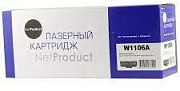 Картридж NetProduct (N-W1106A) для HP Laser 107a/107r/107w/MFP135a/135r/135w, 1K (без чипа)