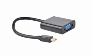 цена Переходник miniDisplayport - VGA GEMBIRD (AB-mDPM-VGAF-02), вилка-розетка, DisplayPort v.1.1a, длина - 0.2 метра