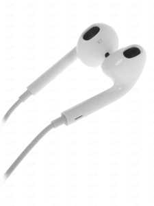 Проводные наушники с микрофоном Apple EarPods (Lightning) apple mnhf2 earpods headphone plug