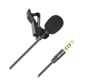 Микрофон Oklick MP-M400 3м, крепление на одежду, черный микрофон для конференций оклик mp m550 черный