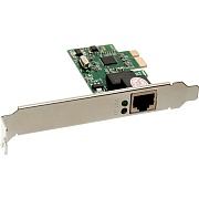 Сетевой адаптер/Сетевая карта ExeGate EXE-i210-F1 (PCI-E x1 v2.0, порт 1x SFP (медный), 10/100/1000Mbps