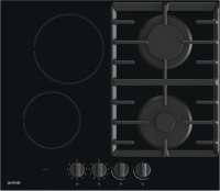 Поверхность комбинированная Gorenje GCE691BSC (Essential / черный / стеклокерамика / чугун. решетка / Hi-Light / 3 кВт)