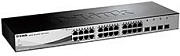 Коммутатор D-Link DGS-1210-28/F3A, 24x 1000BASE-T, 4x SFP/BASE-T, управляемый L2