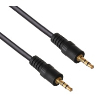 Кабель аудио (3.5mm Jack M - 3.5mm Jack M) 5м ExeGate <EX-CCA-404-5.0> позолоченные разъемы Чёрный