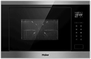 Микроволновая печь встраиваемая Haier HMX-BTG259X (Нерж. сталь + черный / 25 литров / ширина - 59,5 см / 900 Вт / Гриль 1200 Вт)