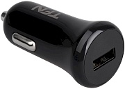 Автомобильное зарядное устройство TFN CC1U1ABK (1 USB/1A) черное