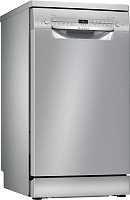 Машина посудомоечная отдельностоящая 45 см Bosch SPS2IKI04E (Serie2 / 9 комплектов / Home Connect / Таймер / DuoPower /AquaStop / Серая)
