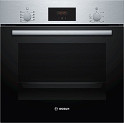 Духовой шкаф Bosch HBF114ES0 (Serie2 / нерж / Easy To Clean / телескоп / LED-дисплей / 3D-HotAir)