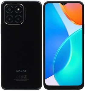 Смартфон HONOR X6 4/64 ГБ, черный смартфон honor x6 4 64gb серебристый 64 гб 4 гб
