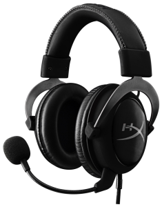hyperx headset multi platform khx hscp rd red Игровые наушники с микрофоном HyperX Cloud II Gunmetal, 7.1 Virtual, 3.5 мм mini jack, USB