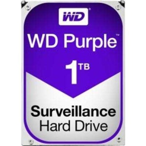Жесткий диск 1000Gb WD 64Mb SATA WD10PURZ Purple для систем наблюдения