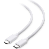 Кабель KS-is USB Type-C - USB Type-C, PD 100Вт, 1,5 метра, белый (KS-491W-1.5) 