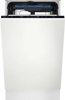 Машина посудомоечная встраиваемая 45 см Electrolux EEM43200L (SatelliteClean 600 / 10 комплектов / 3 полки / расход воды - 9,9 л / Луч на полу / А++)