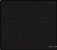 Поверхность индукционная Bosch PIE61RHB1E (Serie6 / Чёрная стеклокерамика / 4 конфорки / HomeConnect / PowerBoost / ReStart / QuickStart / 7,4 кВт) Чёрный