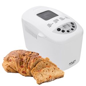 Хлебопечь Adler AD 6019 (15 программ, мощность 850 Вт) шаптер дженни хлебопечка рецепты домашнего хлеба и выпечки