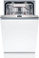 Машина посудомоечная встраиваемая 45 см Bosch SPV6YMX08E (Serie6 / 10 комплектов / 3 полки / расход воды - 8,5 л / TimeLight / Home Connect / А+++)