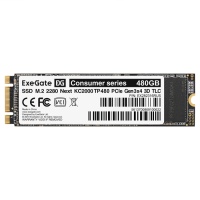 Жесткий диск SSD M.2 480GB ExeGate Next 2280 KC2000TP480 1500/1100MB/s 2280 PCI-Express  EX282316RUS 160TBW