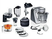Кухонный комбайн Bosch MUM58359 (1000Вт / 3.9л / мясорубка, блендер, тёрка, венчик / черный / серый)