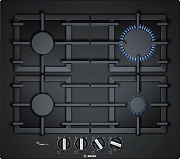 DSP Поверхность газовая Bosch PPP6A6B90 (Serie6 / чёрный / закаленное стекло / чугун / FlameSelect)