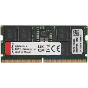 Память DDR5 SODIMM 16Gb 4800MHz Kingston ValueRAM KVR48S40BS8-16 kingston kvr48s40bs8 16 оперативная память
