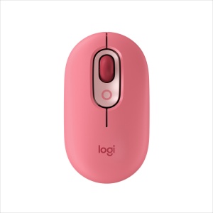 Беспроводная мышь Logitech POP Mouse розовый (910-006548) беспроводная мышь logitech b220 black 910 005553 бесшумная