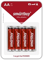 Батарейки BL4 Smartbuy LR6/4B (48/480) (SBBA-2A04B) алкалиновая  BL4 (цена за 4 шт.)
