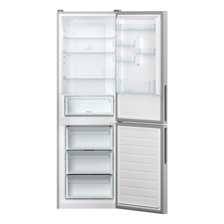 Холодильник CANDY CCE4T618ES (Объем - 341 л / Высота - 185 см / A++ / Серебряный / No Frost / Wi-Fi)