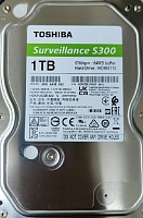 DSP Жесткий диск 1 000Gb Toshiba  64Mb SATA S300 HDWV110UZSVA/HDKPJ42ZRA02 5700 SURVEILLANCE  для систем наблюдения 