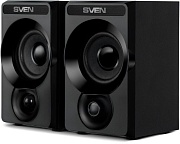 Колонки 2.0 SVEN SPS-535 / 6W / Питание - USB / Аудиовыход на наушники / чёрный / Корпус - дерево (MDF) 