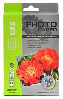 Фотобумага Cactus CS-GA620025 10x15/200г/м2/25л./белый глянцевое для струйной печати   Фотобумага Cactus CS-GA620025 10x15/200г/м2/25л./белый глянцевое для струйной печати