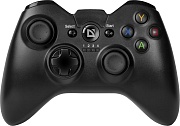 Беспроводной геймпад Defender CodX / 17 кнопок / Чёрный / Виброотдача / Поддержка Windows, PS3, iOS13, Android 5.0