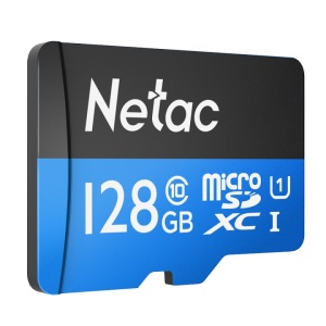 цена Память micro Secure Digital Card 128Gb class10 Netac / c адаптером SD [NT02P500STN-128G-R]