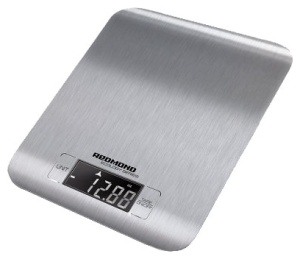 Весы кухонные Redmond RS-M723 (электронные/ платформа/ предел 5 кг/ тарокомпенсация) весы кухонные redmond rs 772 белые электронные платформа предел 8 кг точность 1 г тарокомпенсация