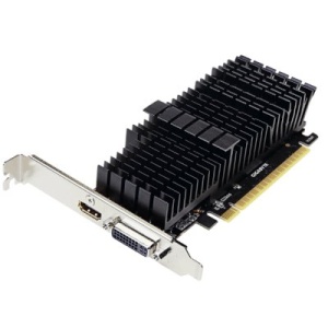 Видеокарта Gigabyte GeForce GT 710 2GB DDR5 GV-N710D5SL-2GL 954/5010 DVI,HDMI пассивное охл. видеокарта palit pa gt710 2gd3h geforce gt 710 2gb ddr3 dvi hdmi crt