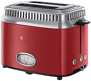 DSP Тостер Russel Hobbs 21680-56 (1300 Вт/ тостов - 2/ подогрев, размораживание, решетка для подогрева булочек, поддон для крошек/ красный)