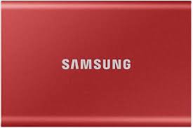 Жесткий диск SSD ext 1000Gb Samsung T7 RED USB 3.2 Type-C R1050/W1000 Mb/s MU-PC1T0R/WW