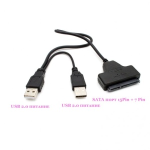 Адаптер SATA USB 2.0 KS-is (KS-359) кабель питания ningbo tl ata molex 8980 sata