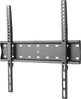 Кронштейн для ТВ Cadena KL21G-44F Pro чёрный, фиксированный, для 32"-65", нагрузка до 55 кг, расстояние до стены 27 мм