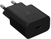 Сетевое зарядное устройство Samsung EP-T1510NBEGRU, (Type-C/15W/3A//PD), Черное