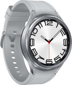 Смарт-часы Samsung Galaxy Watch6 Classic 43мм (SM-R950), серебристые смарт часы samsung galaxy watch6 classic 47мм sm r960 черные